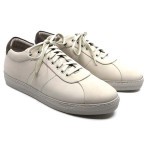 Greve sneaker beige leder 6275